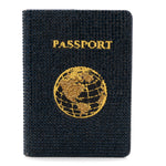 Crystal Traveler Passport Holder Jet