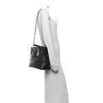 Lambskin Cannage Large Lady Dior Black