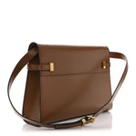 Smooth Calfskin Manhattan Shoulder Bag Brick
