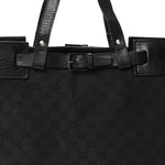 Monogram Large Tote Black