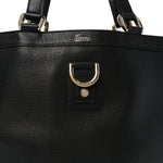 Calfskin Small Abbey Tote Black
