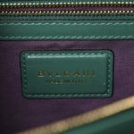 Calfskin Serpenti Forever Medium Shoulder Bag Emerald Green