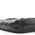 Nappa Cloud Quilted Travia Medium Tote Black
