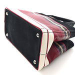 Patch Righe Mix Tote Cerise