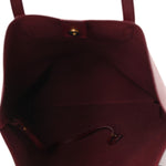 Calfskin Medium Shopping Tote Bordeaux