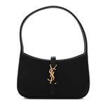 Satin Le 5 A 7 Mini Hobo Black