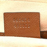GG Supreme Monogram Small Horsebit 1955 Shoulder Bag Beige Brown Sugar