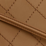 Calfskin Stitched CC Pocket Tote Beige
