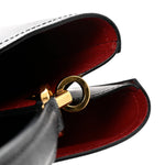 Saffiano Cuir Medium Panier Bucket Bag Black Fuoco