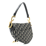 Oblique Saddle Bag Blue