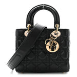 Lambskin Cannage Small My ABCDior Lady Dior Black