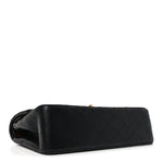 Lambskin Quilted Small Double Flap Black