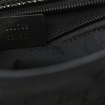 Imprime Monogram Medium Double Buckle Flap Messenger Bag Black