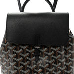 Goyardine Calfskin Mini Alpin Backpack Black