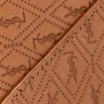Calfskin Monogram Take Away Box Dusty Vintage Brown Gold