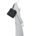 Tessuto Nylon Saffiano Tote Black