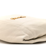 Lambskin Matelasse Monogram Medium Jamie 4.3 Pochon Crema Soft