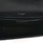 Grain De Poudre Textured Mixed Matelasse Triquilt Medium Monogram Satchel Black