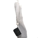 Swift Shiny Niloticus Crocodile Kelly Depeches 25 Pouch Black