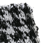Sequin Houndstooth Small Flap Black White