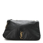 Lambskin Matelasse Monogram Large Jamie 4.3 Black