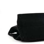 Linen Calfskin Rive Gauche Tote Black