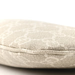 GG Monogram Calfskin Small Emblem Shoulder Bag Beige Mystic White