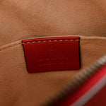Calfskin Matelasse GG Marmont Belt Bag 85 34 Hibiscus Red