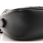Calfskin Matelasse Monochrome Small GG Marmont Chain Shoulder Bag Black