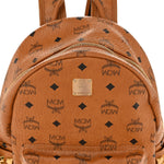 Visetos Small Side Stud Stark Backpack Cognac
