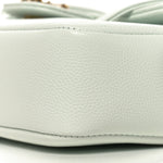 Shiny Caviar Mini Preppy Coco Shoulder Bag Light Blue