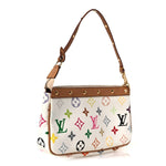 Monogram Multicolor Pochette Accessories White
