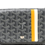 Goyardine Plumet Wallet Clutch Grey