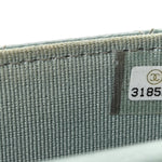Caviar Quilted Mini Clutch With Chain Light Green