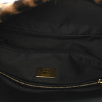 Shearling Vitello Dolce Macro FF 1974 Baguette Tobacco Black