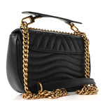Calfskin New Wave Chain PM Black