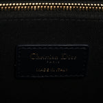 Oblique Calfskin Small Book Tote With Strap Blue Multicolor
