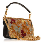 Fabric Karung Crystal Embroidered Vlogo Small Loco Shoulder Bag Multicolor