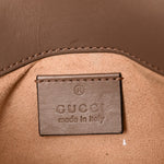 Calfskin Matelasse Super Mini GG Marmont Shoulder Bag Porcelain Rose