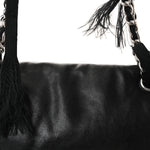 Calfskin Medium Modu Shoulder Bag Black