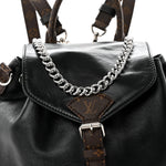 Lambskin Monogram Montsouris Vibe PM Black