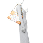 Monogram Multicolor Judy MM White