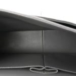 Caviar Quilted Jumbo Double Flap Grey