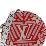 Monogram Giant Crafty Boite Chapeau Souple PM Rouge Rose Creme