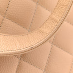 Caviar Quilted Grand Shopping Tote GST Beige Clair