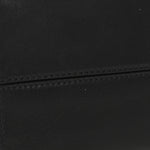 Polished Saddle Calfskin Small Alexia Bag Black