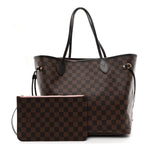 Damier Ebene Neo Neverfull MM Rose Ballerine