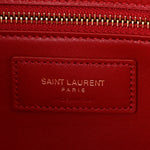 Smooth Calfskin Le Maillon Satchel Rouge Eros