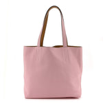 Veau Sikkim Swift Double Sens 28 Reversible Tote Rose Sakura Curry