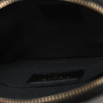 Lambskin Mini Camellia Bouquet Clutch With Chain Black